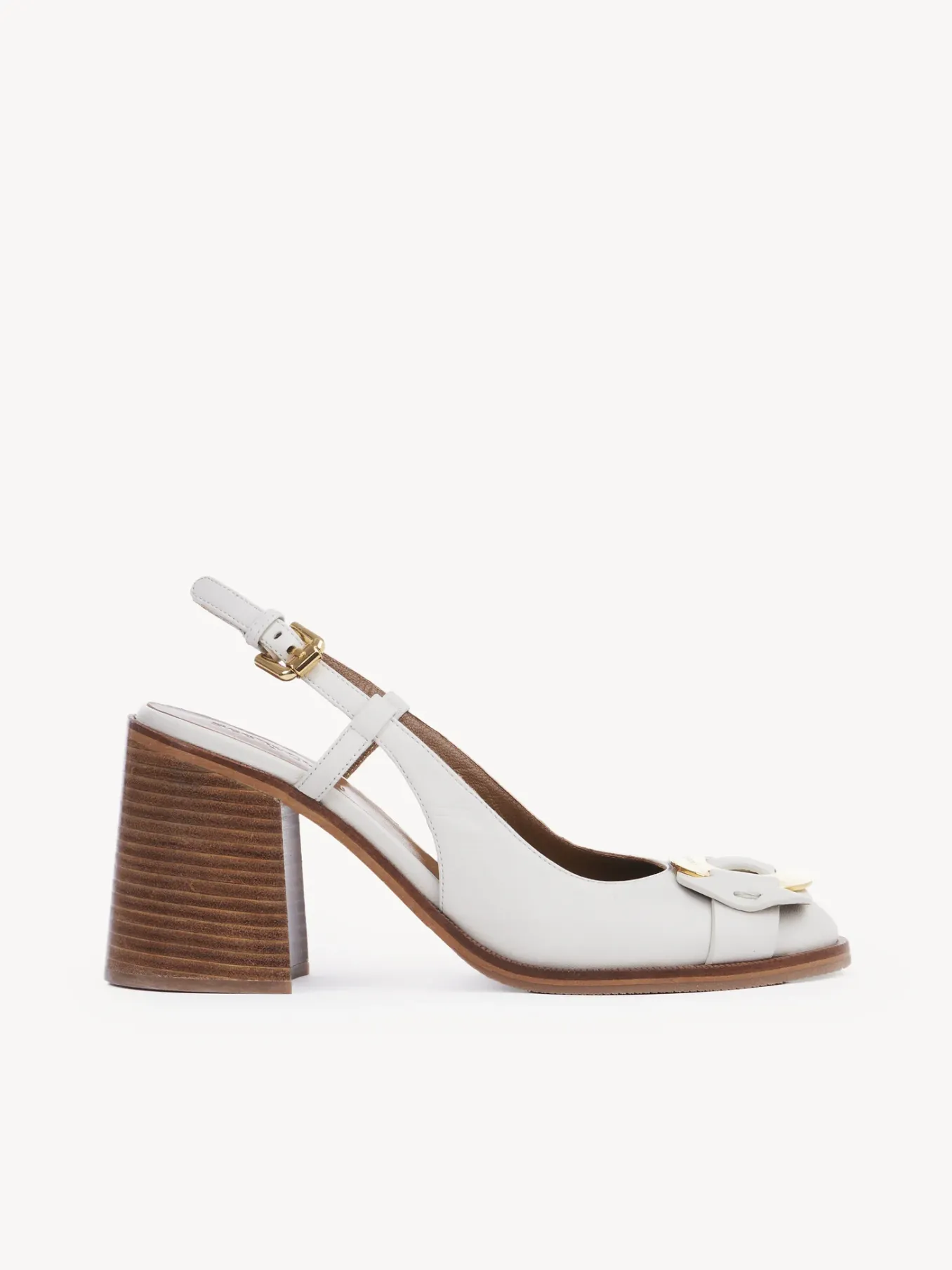 Sandales Et Espadrilles-Chloé Escarpins Ouverts Chany Gesso