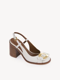 Sandales Et Espadrilles-Chloé Escarpins Ouverts Chany Gesso