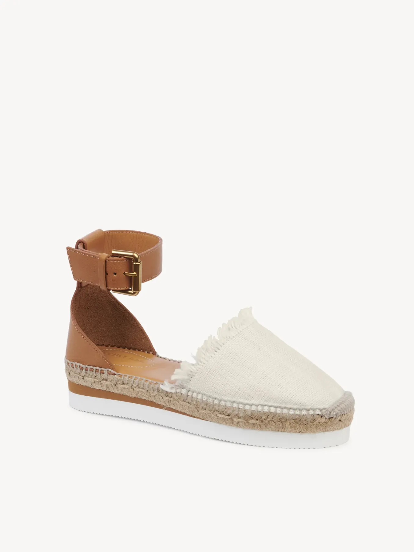 Sandales Et Espadrilles-Chloé Espadrilles Glyn Blanc