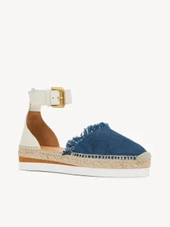 Sandales Et Espadrilles-Chloé Espadrilles Glyn Petrol