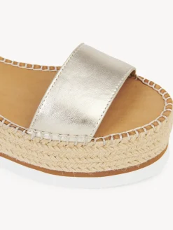 Sandales Et Espadrilles-Chloé Espadrilles Plateform Glyn Platino
