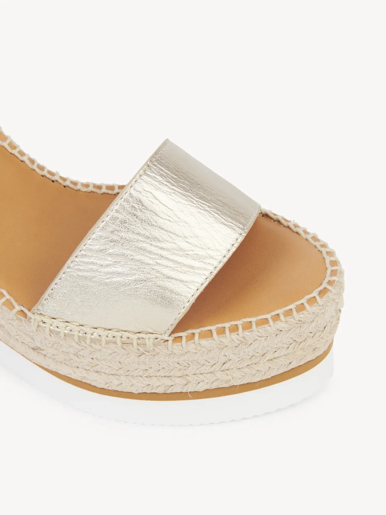 Sandales Et Espadrilles-Chloé Espadrilles Plateform Glyn Platino