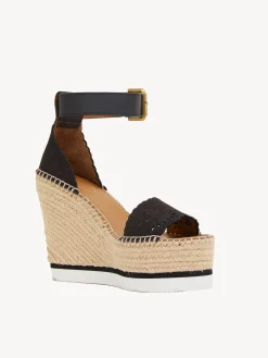 Sandales Et Espadrilles-Chloé Espadrilles Plateforme Glyn Graphite