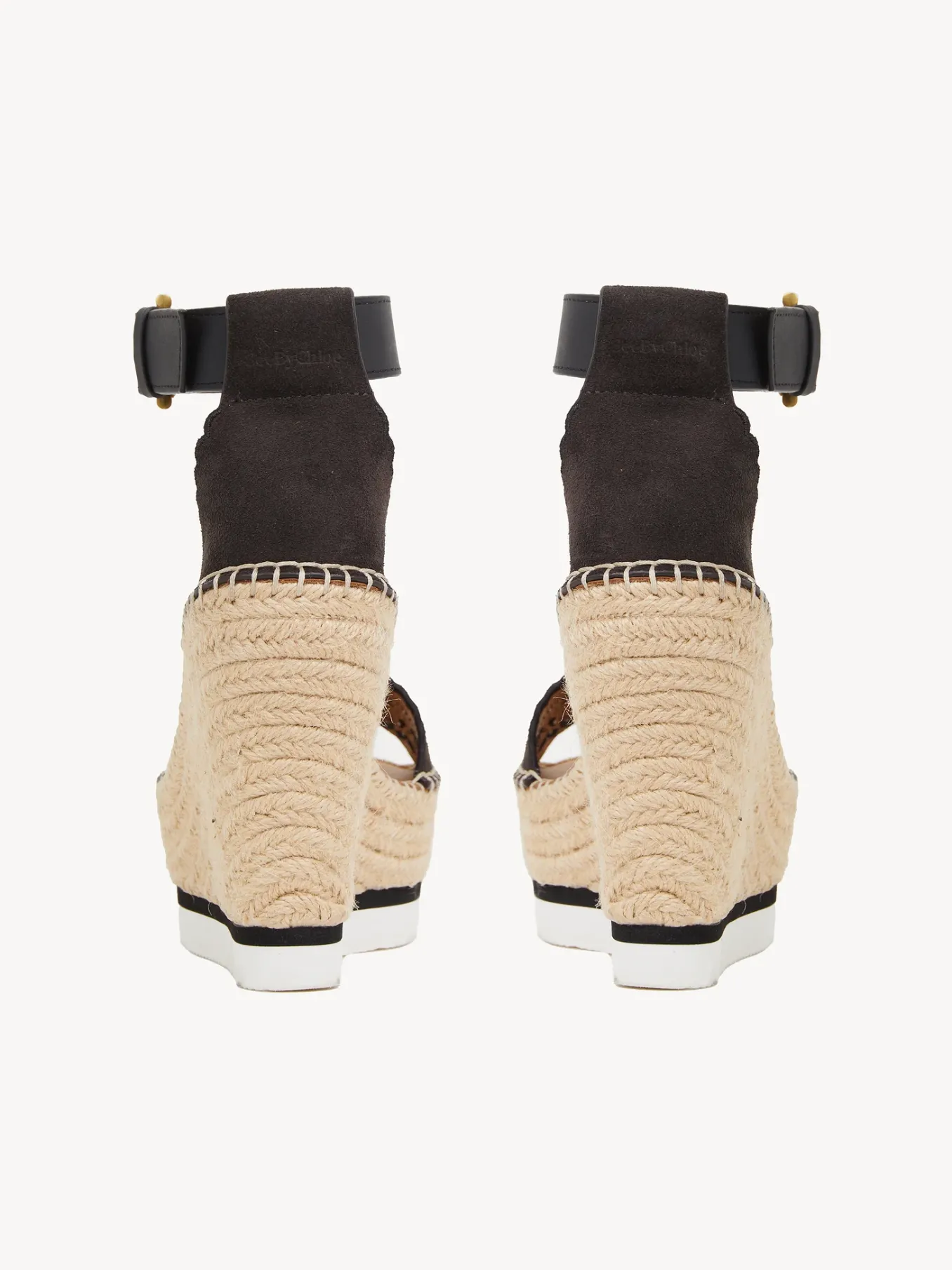 Sandales Et Espadrilles-Chloé Espadrilles Plateforme Glyn Graphite