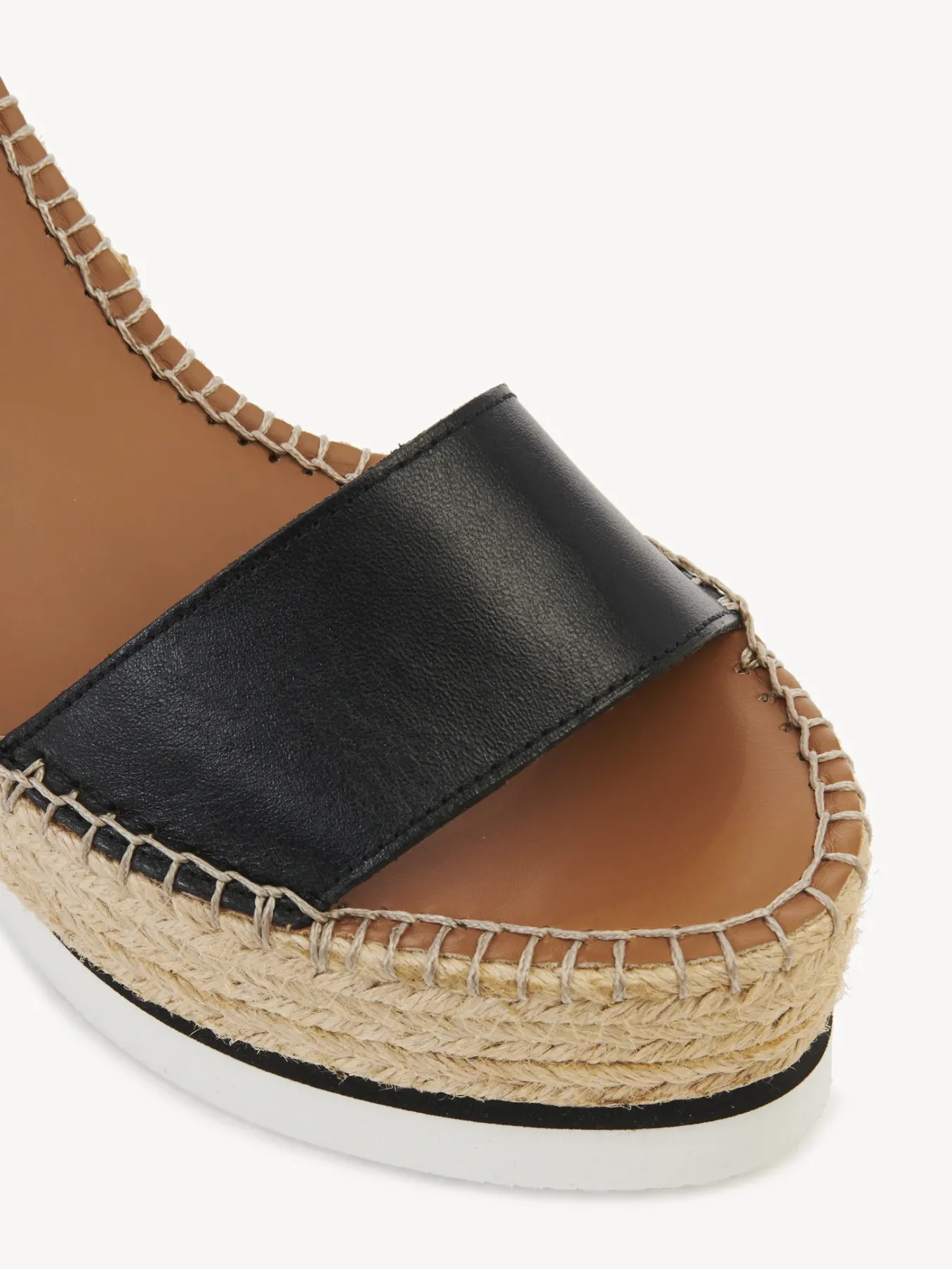 Sandales Et Espadrilles-Chloé Espadrilles Plateforme Glyn Noir