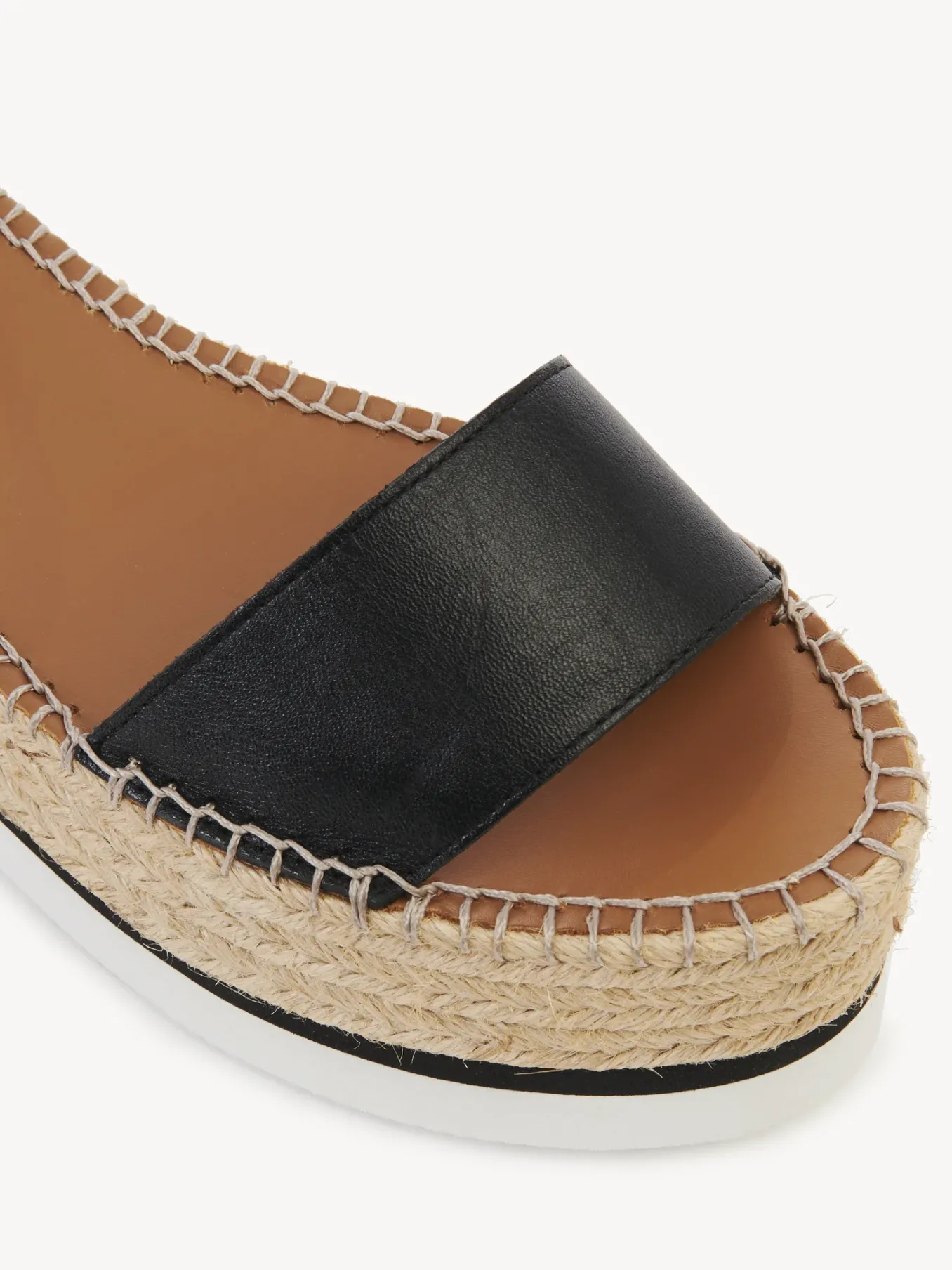 Sandales Et Espadrilles-Chloé Espadrilles Plateforme Glyn Noir