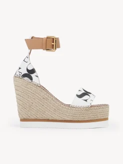 Sandales Et Espadrilles-Chloé Espadrilles Plateforme Glyn Gesso