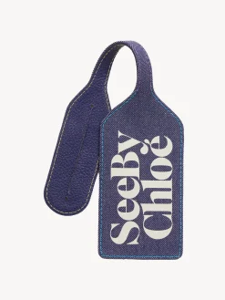 Vêtements-Chloé Etiquette De Sac Laetizia Denim