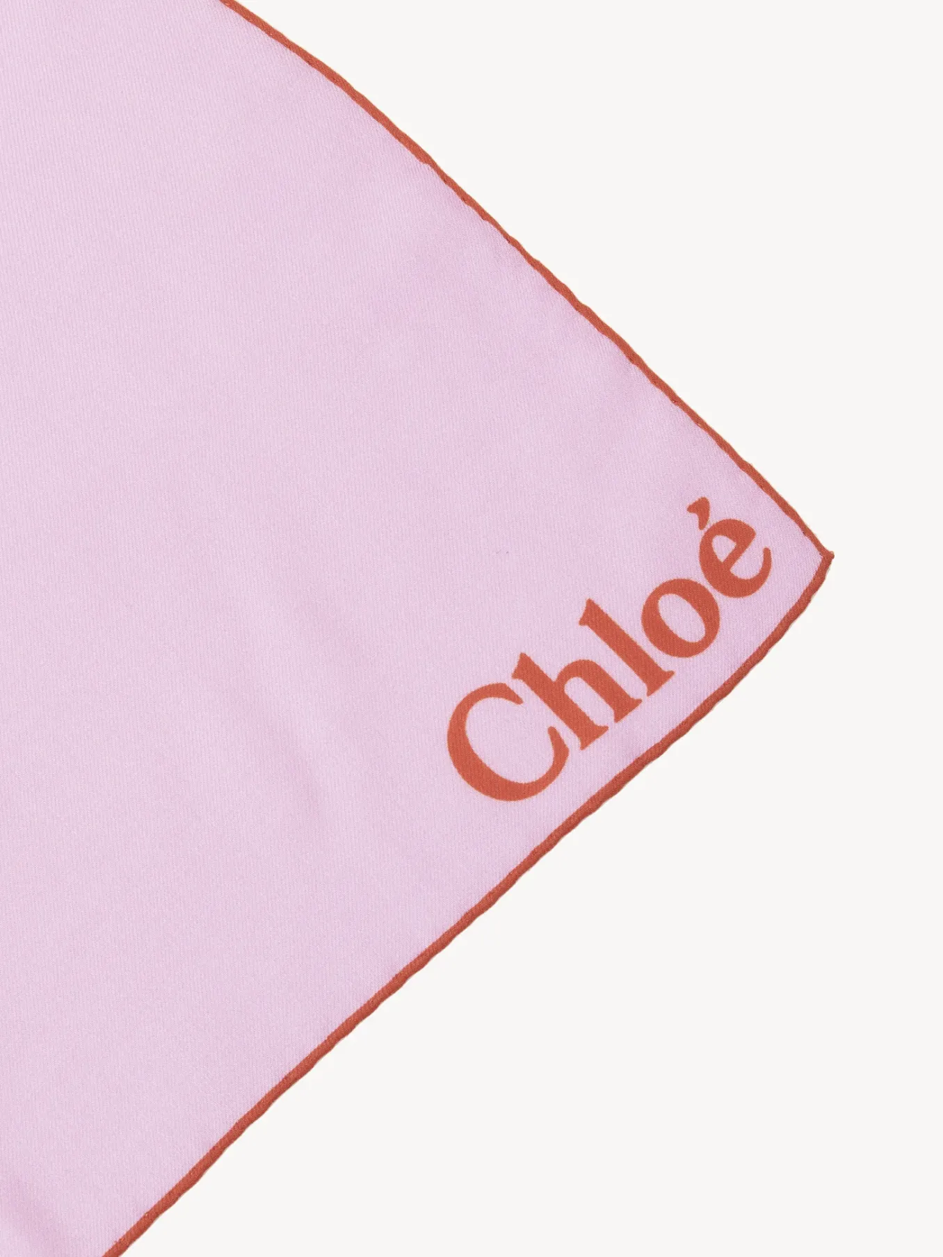 Écharpes Et Accessoires En Soie-Chloé Etole Rectangulaire Orange - Pink 1