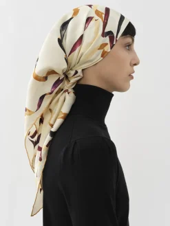Écharpes Et Accessoires En Soie-Chloé Foulard Sweet Ivory