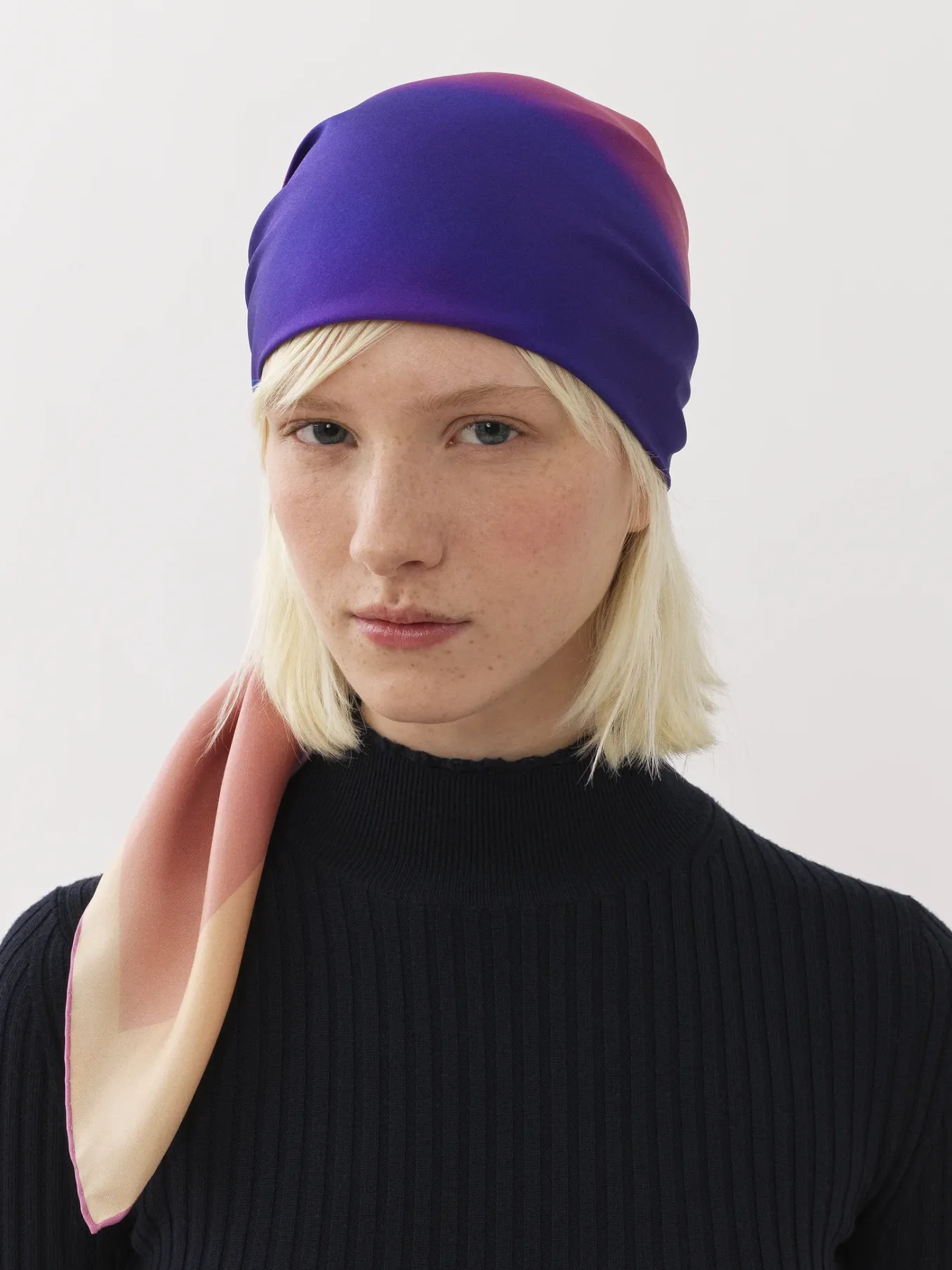 Écharpes Et Accessoires En Soie-Chloé Foulard Pink - Purple 1