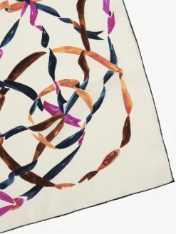 Écharpes Et Accessoires En Soie-Chloé Foulard Iconic Milk