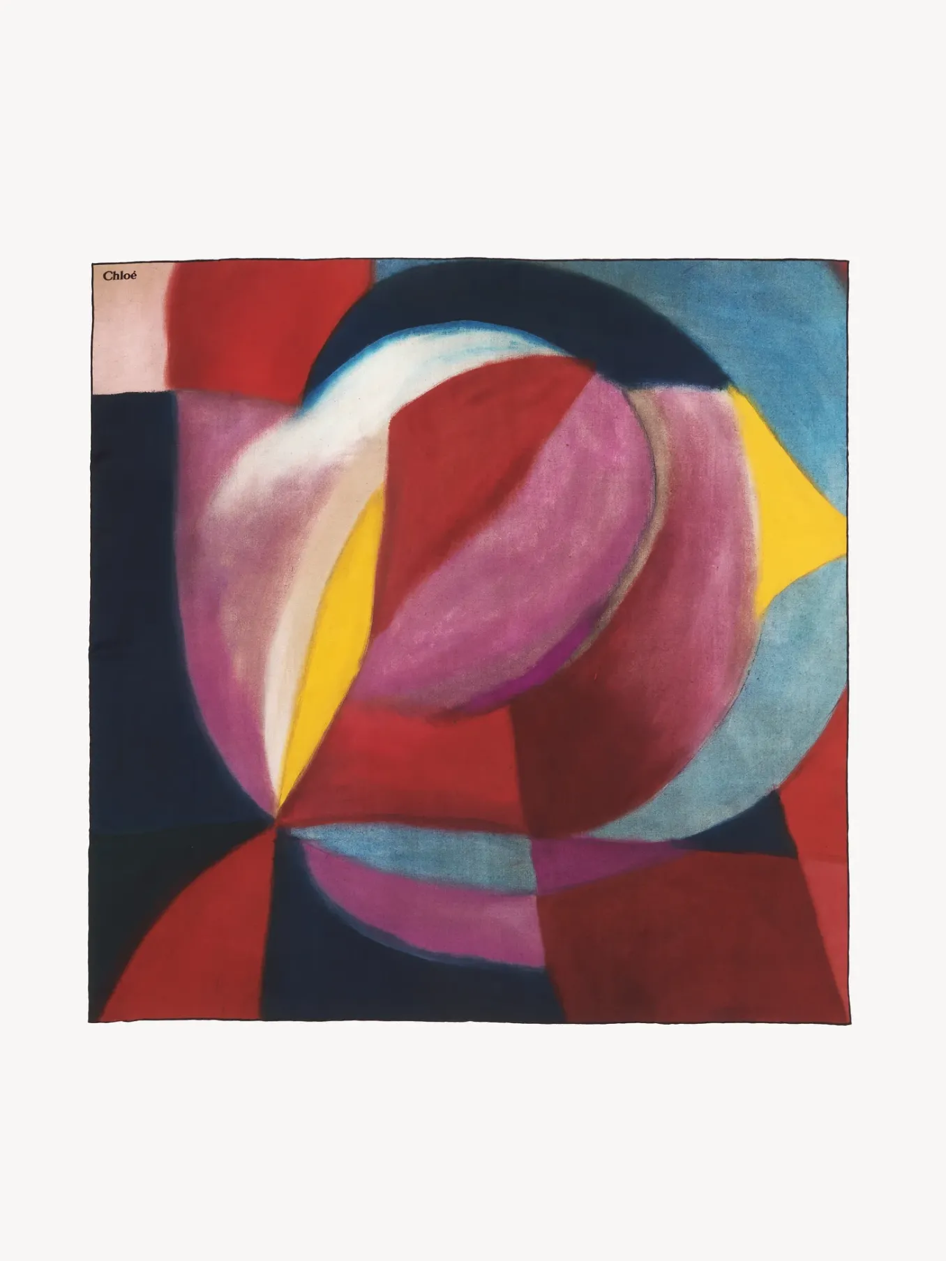 Écharpes Et Accessoires En Soie-Chloé Foulard Caroline Denervaud Pour Chloe Multicolor 1