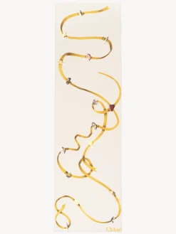 Écharpes Et Accessoires En Soie-Chloé Foulard Rectangulaire Multicolor 2