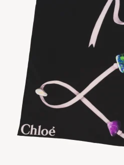 Écharpes Et Accessoires En Soie-Chloé Foulard Rectangulaire Multicolor 4