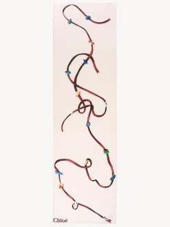 Écharpes Et Accessoires En Soie-Chloé Foulard Rectangulaire Multicolor 1