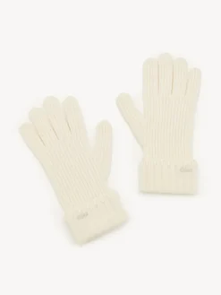 Chapeaux Et Gants-Chloé Gants Eden White