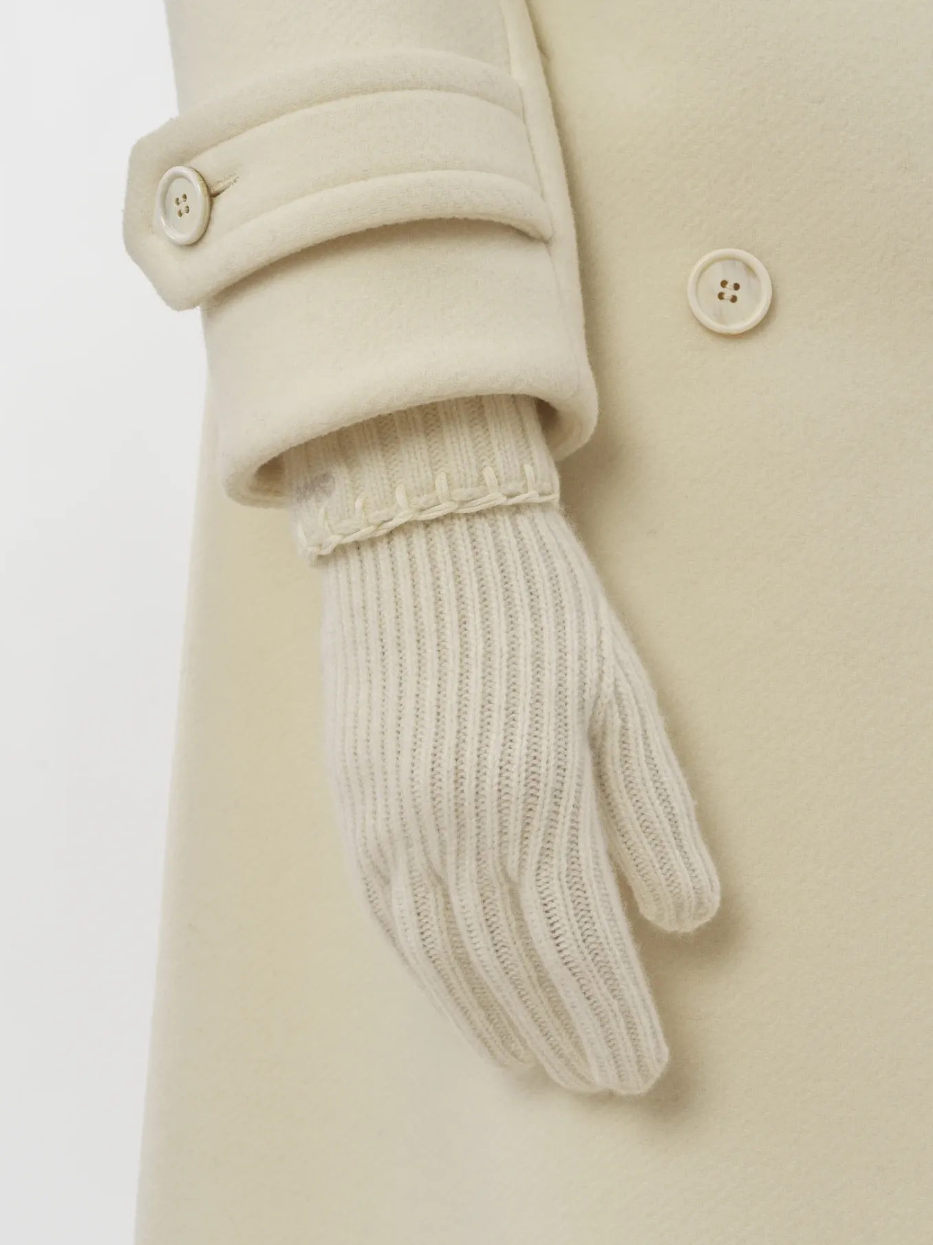 Chapeaux Et Gants-Chloé Gants Eden White