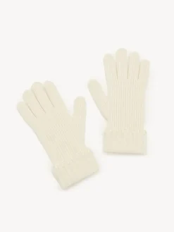 Chapeaux Et Gants-Chloé Gants Eden White