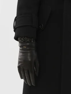 Chapeaux Et Gants-Chloé Gants Jamie Noir