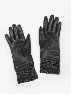 Chapeaux Et Gants-Chloé Gants Jamie Noir