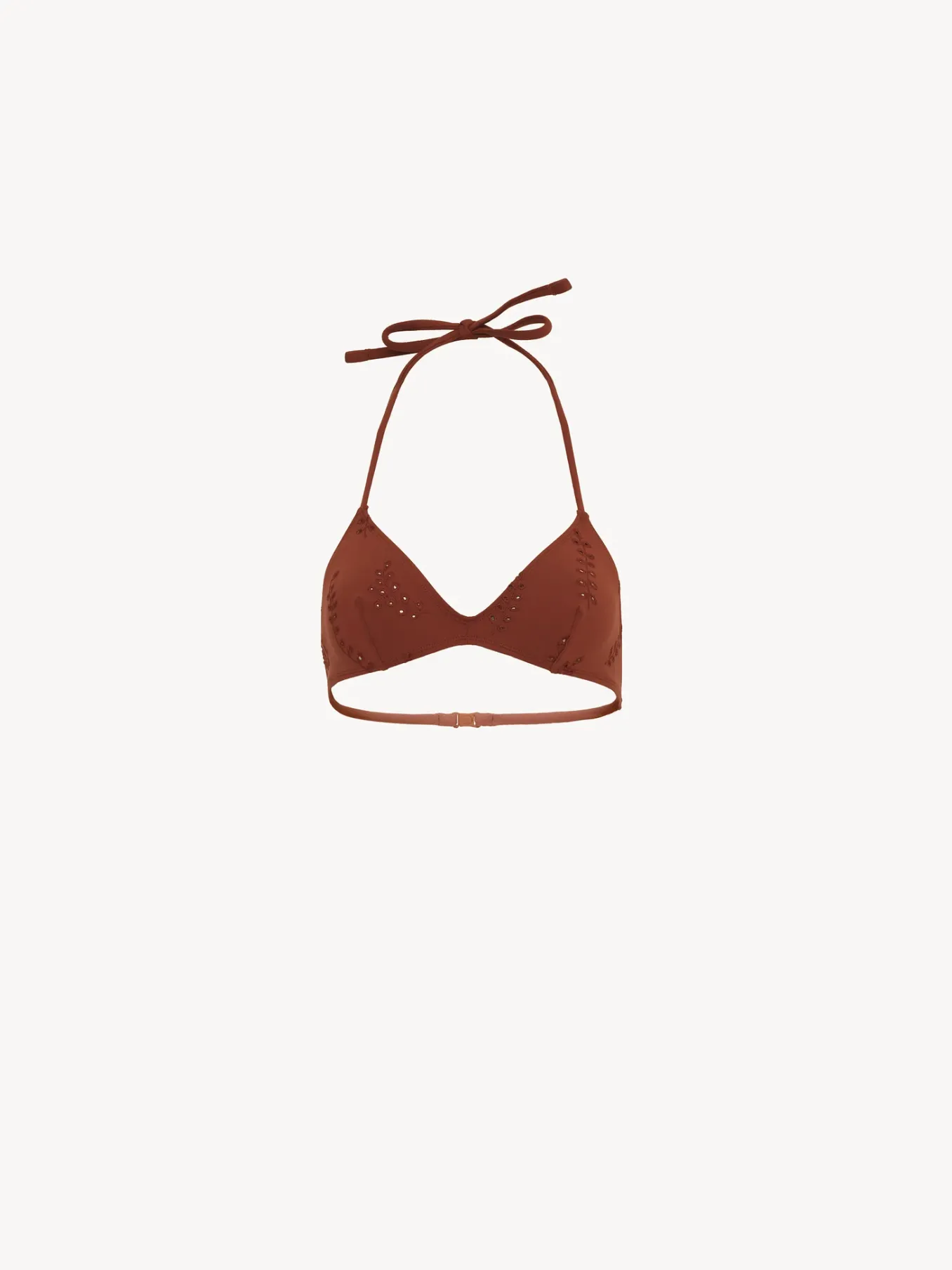 Tenues De Plage-Chloé Haut De Bikini Triangle Papuasia Chloe X Eres Red Ochre