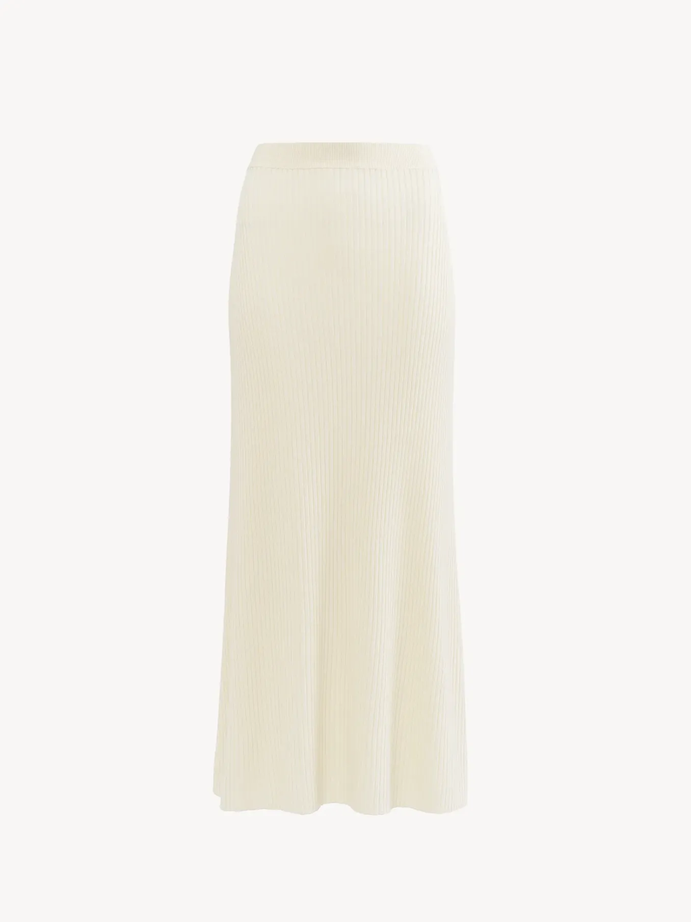 Maille-Chloé Jupe Droite Lovely White