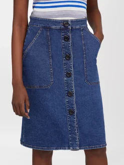 Vêtements-Chloé Jupe Droite Truly Navy
