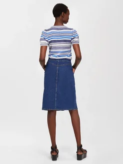 Vêtements-Chloé Jupe Droite Truly Navy