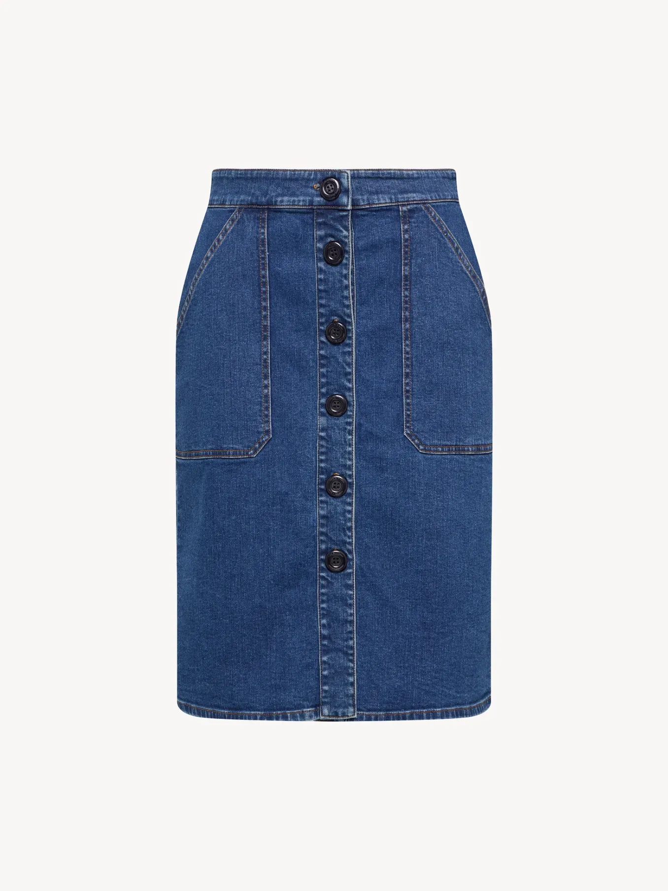 Vêtements-Chloé Jupe Droite Truly Navy