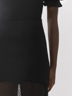 Maille-Chloé Jupe Longue Evasee Noir