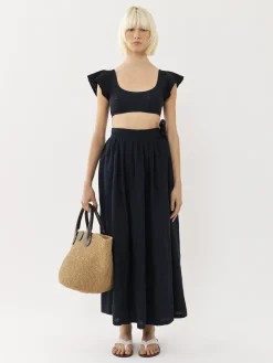 Tenues De Plage-Chloé Jupe Maxi Portefeuille Paloma Chloe X Eres Summer Night