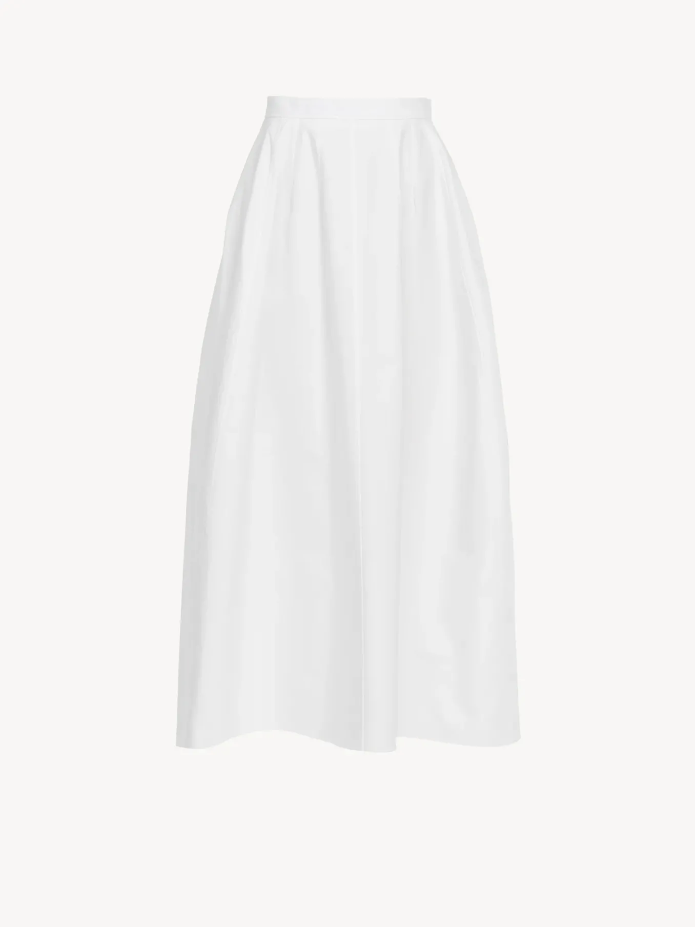 Jupes-Chloé Jupe Midi Boule Blanc