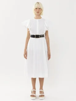 Jupes-Chloé Jupe Midi Boule Blanc