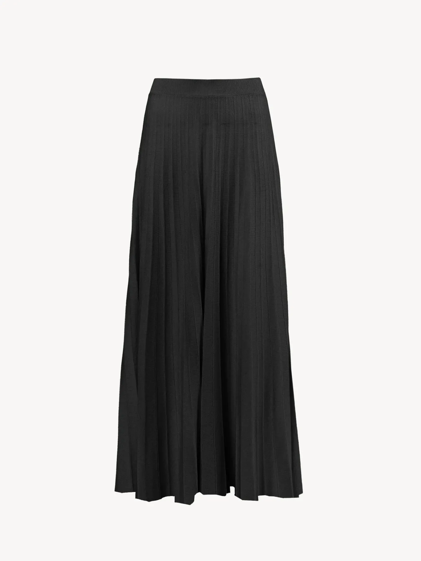 Maille-Chloé Jupe Midi Evasee Noir