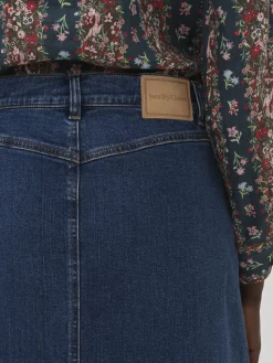 Vêtements-Chloé Jupe Trapeze Deep Denim