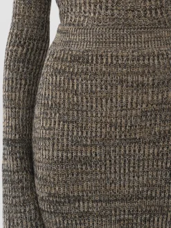 Maille-Chloé Jupe Tube Multicolor Beige 1