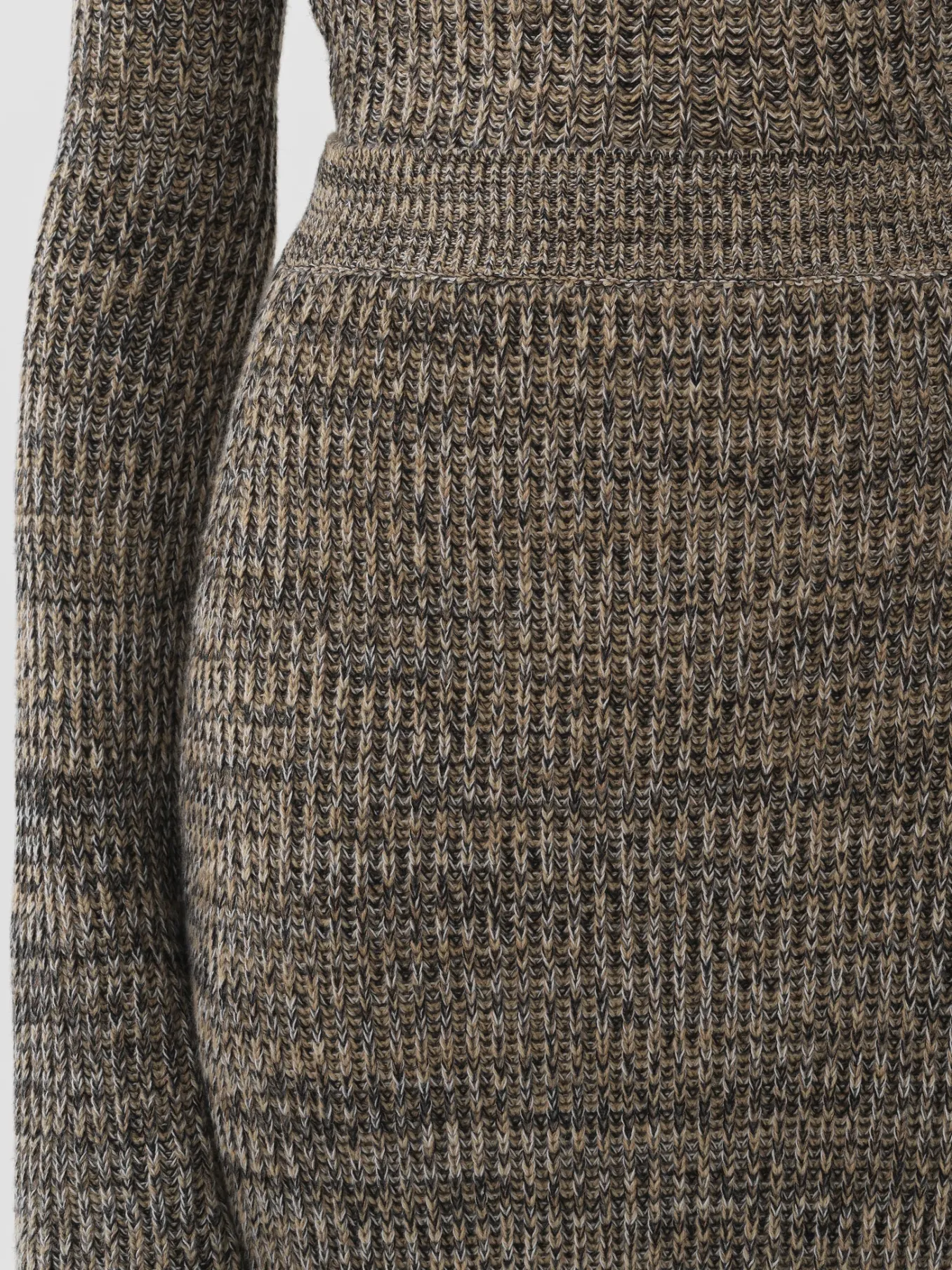 Maille-Chloé Jupe Tube Multicolor Beige 1