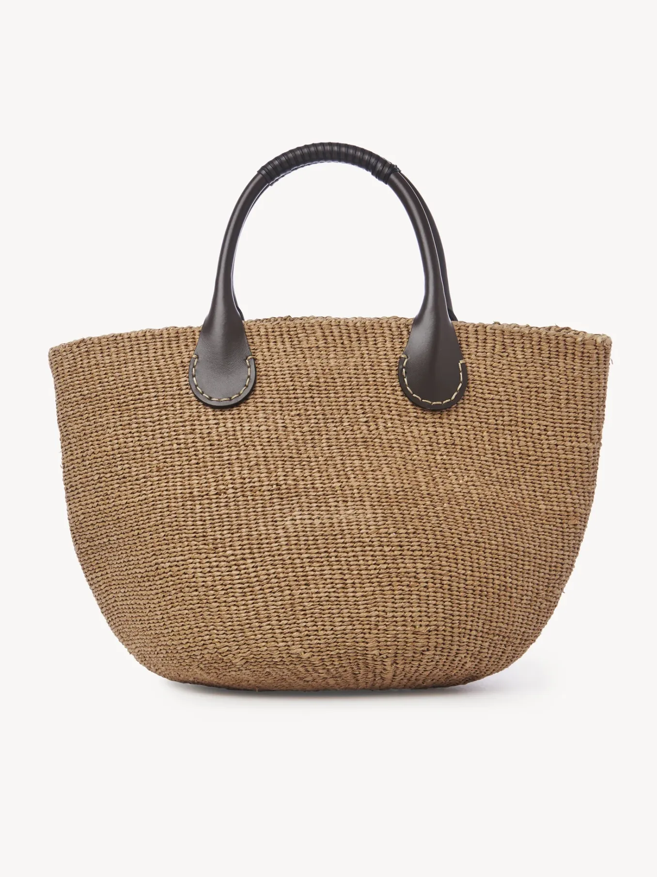 Sacs Cabas-Chloé Large Panier Palma Chloe X Eres Somber Brown