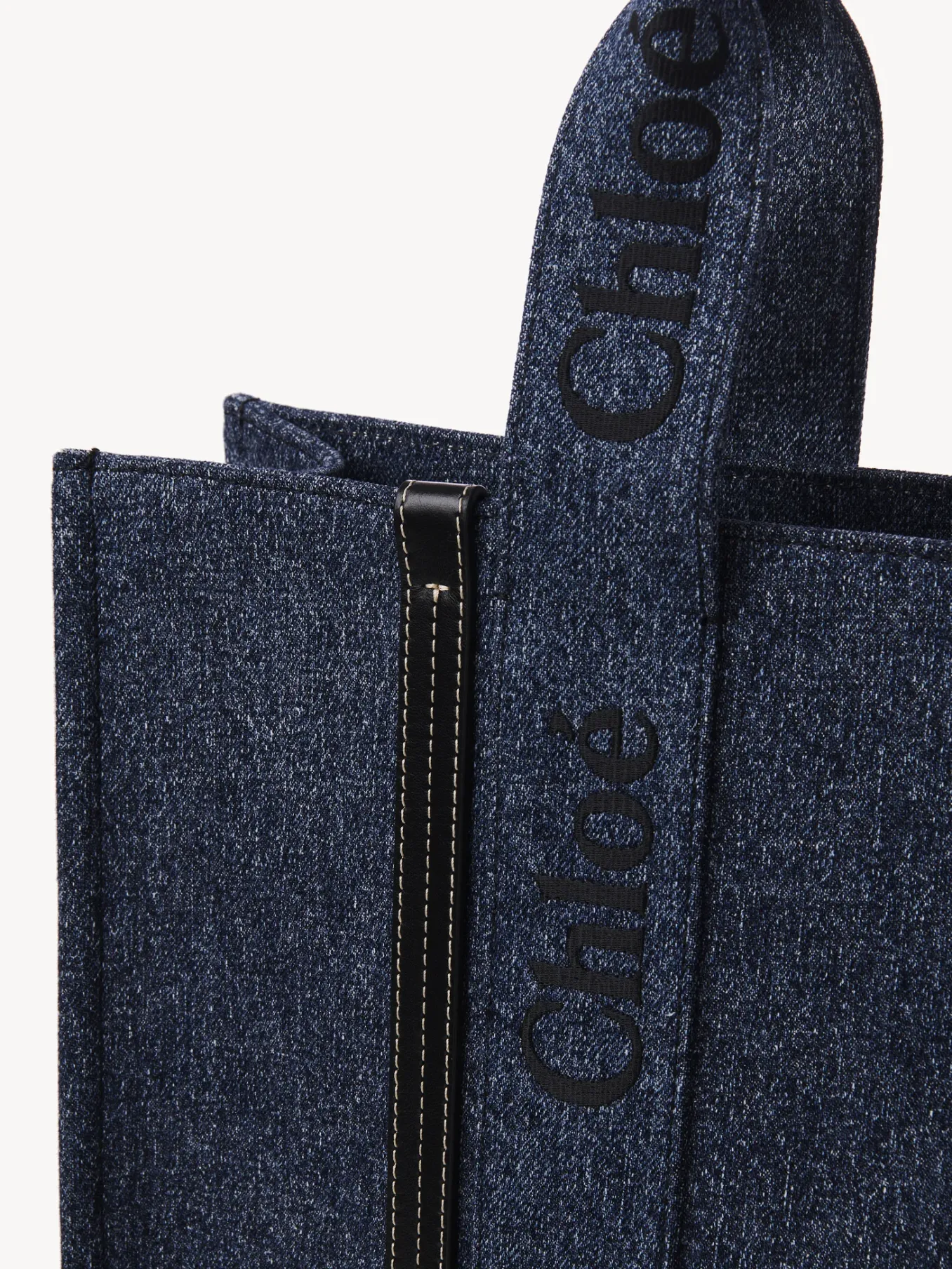 Sacs Cabas-Chloé Large Sac Cabas Woody Denim