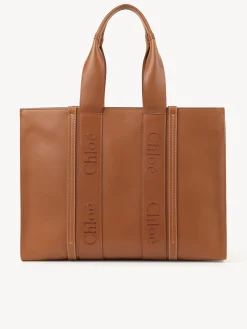 Sacs Cabas-Chloé Large Sac Cabas Woody Caramel
