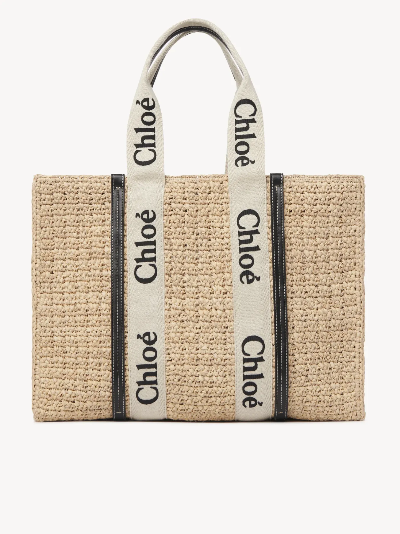 Sacs Cabas-Chloé Large Sac Cabas Woody Sand