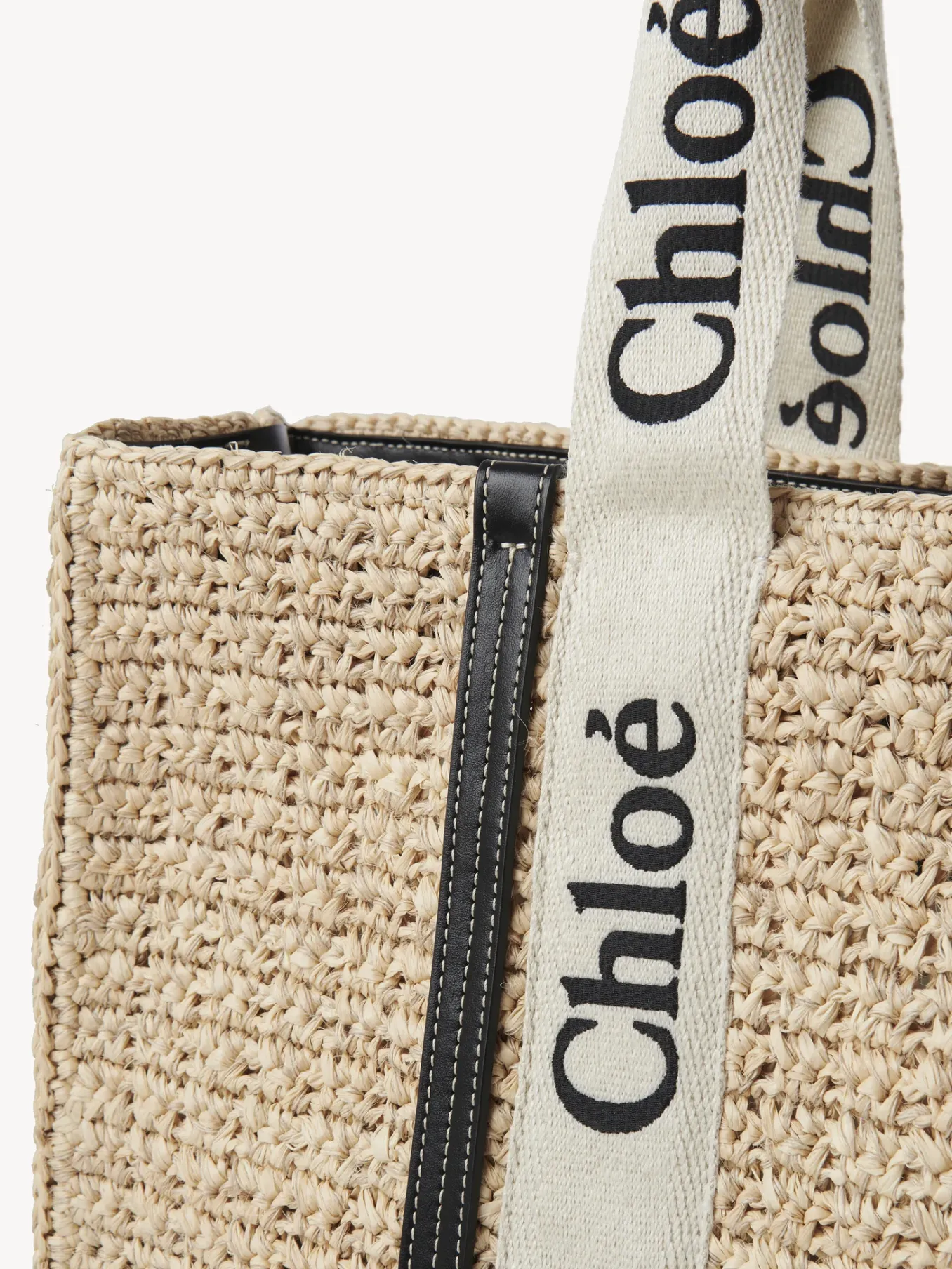 Sacs Cabas-Chloé Large Sac Cabas Woody Sand