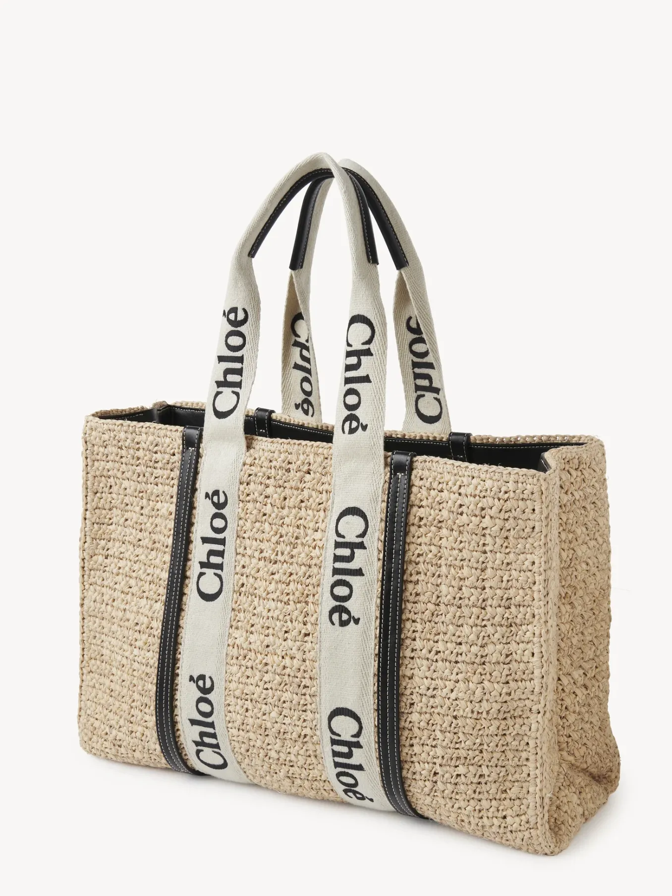 Sacs Cabas-Chloé Large Sac Cabas Woody Sand
