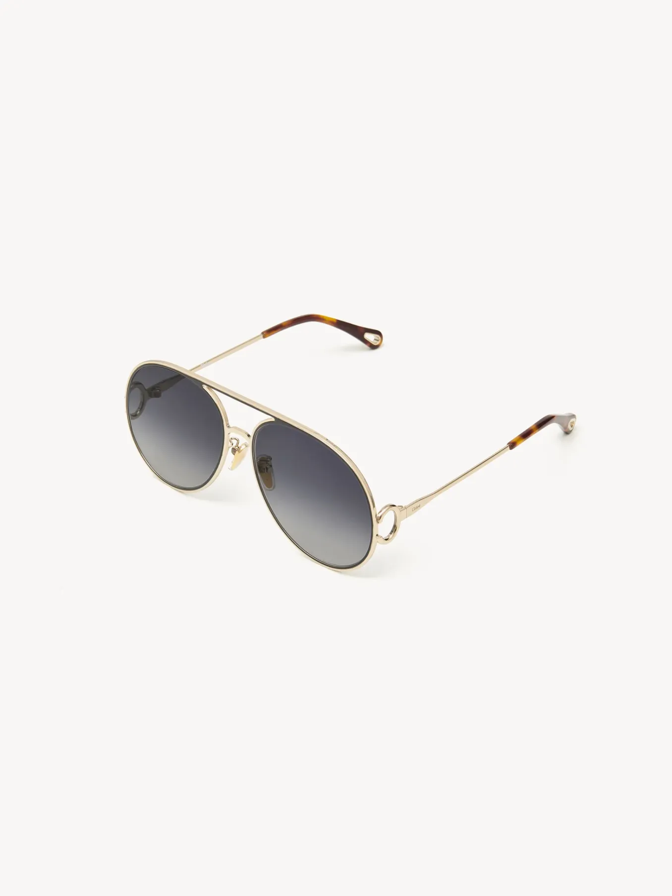 Lunettes De Soleil-Chloé Lunettes De Soleil Austine Gold/Gradient Blue
