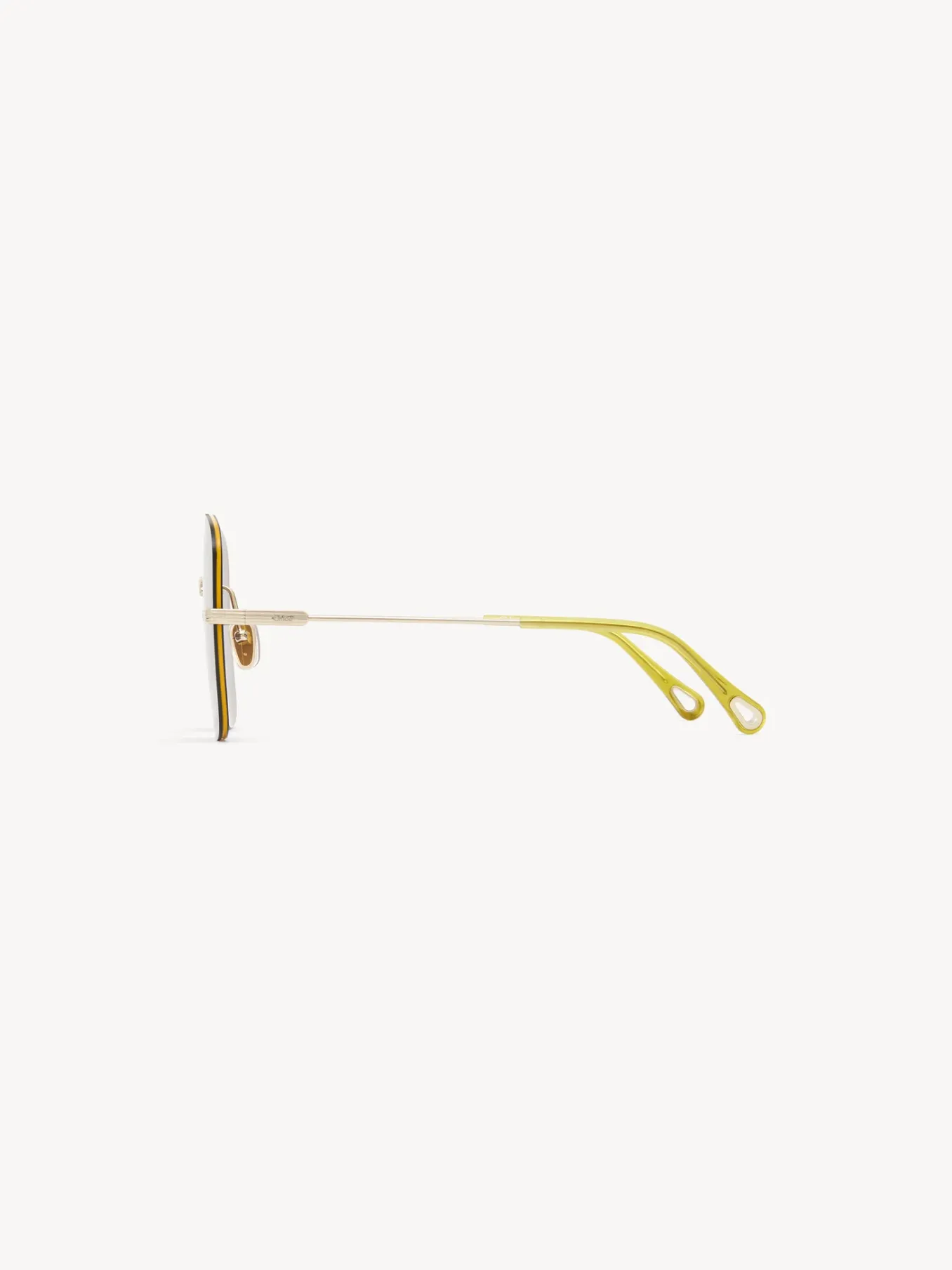 Lunettes De Soleil-Chloé Lunettes De Soleil Benjamine Gold/Lilac