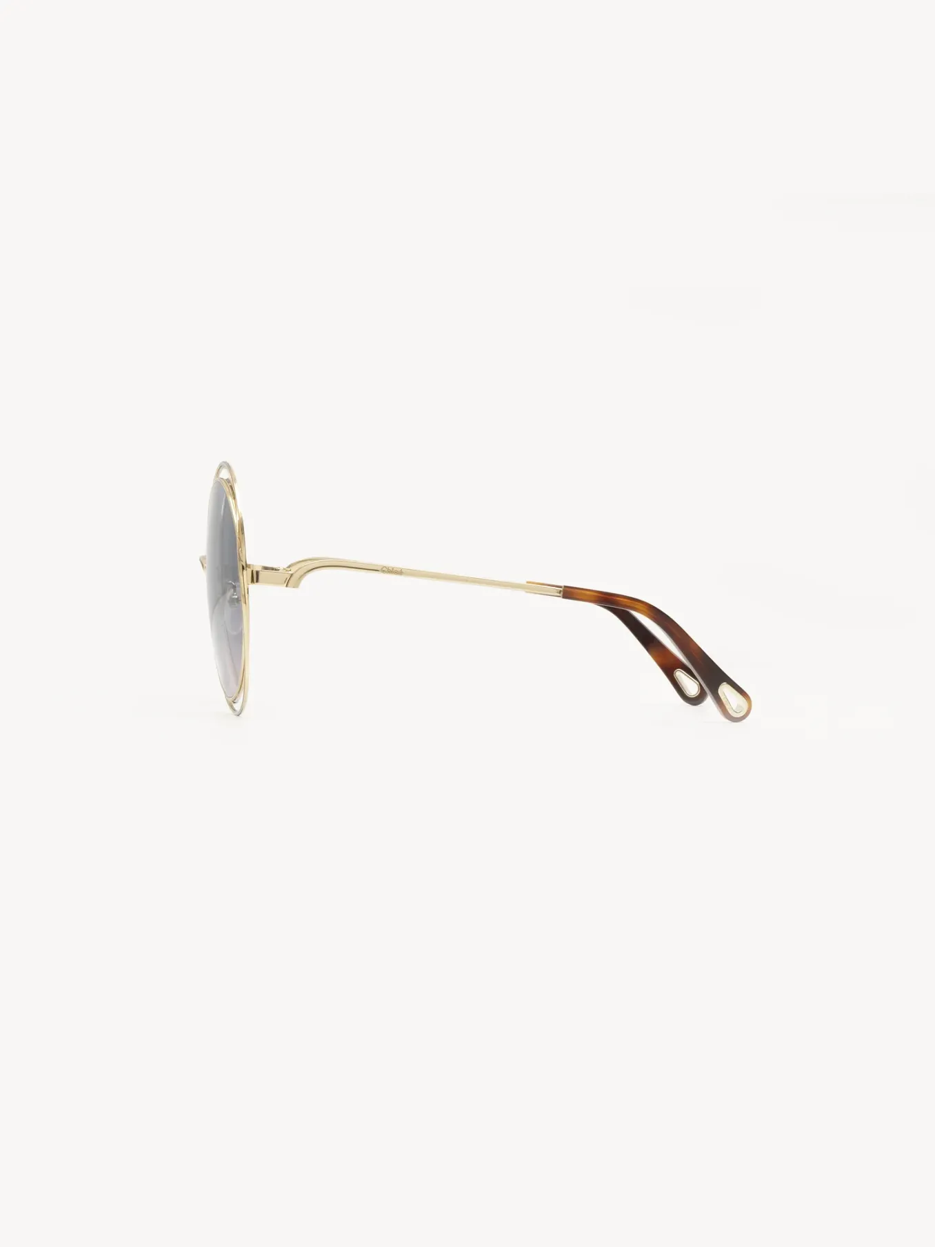 Lunettes De Soleil-Chloé Lunettes De Soleil Carlina Petite Gradient Azure To Lilac