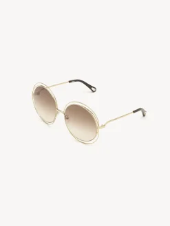 Lunettes De Soleil-Chloé Lunettes De Soleil Carlina Gradient Brown