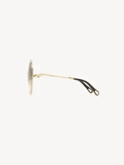 Lunettes De Soleil-Chloé Lunettes De Soleil Carlina Gradient Brown