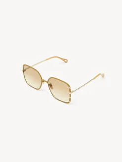 Lunettes De Soleil-Chloé Lunettes De Soleil Celeste Gold / Ochre